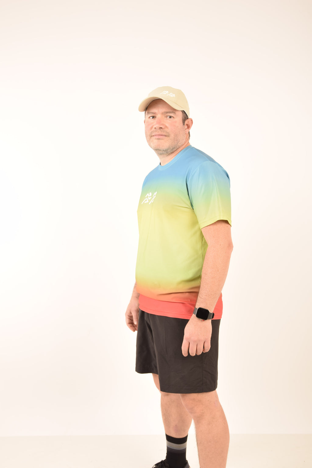 Polera Deportiva de Hombre - Multicolor