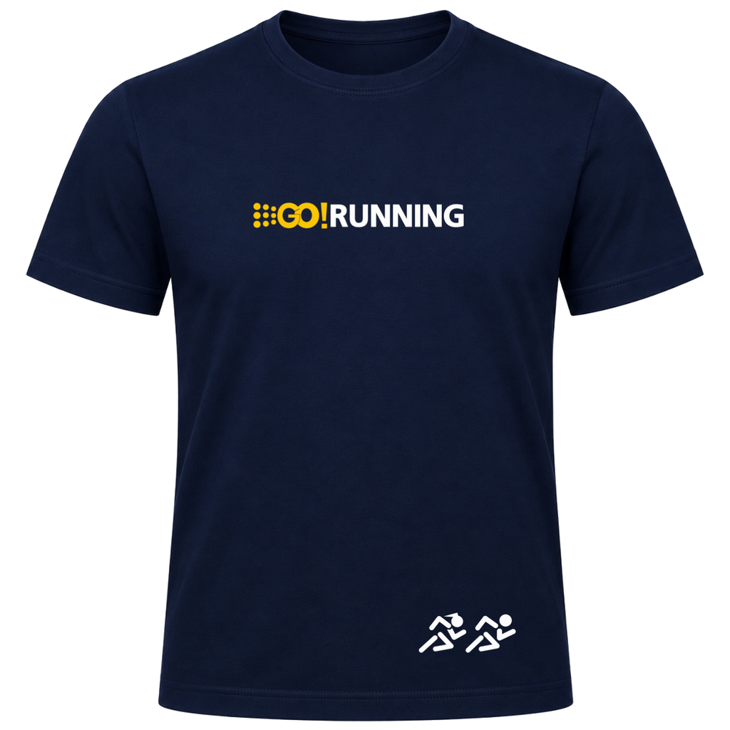 Polera de algodón hombre (go running)